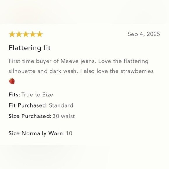 NWT Size 27- Maeve Wide-Leg Jeans Strawberry Embroidered (NWT US$ 158) - Picture 9 of 16